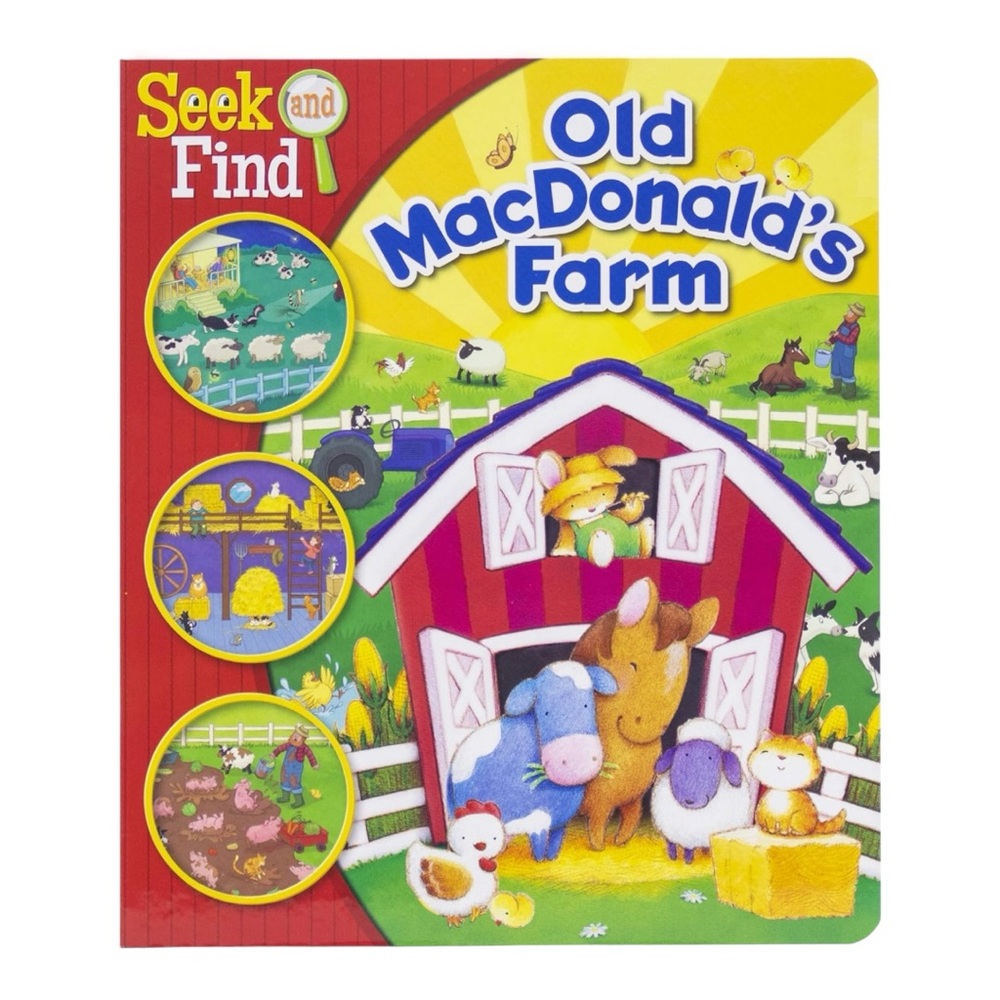 New Old MacDonald Seek and Find Book